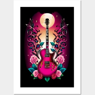 Electric guita purple dream 12 Posters and Art